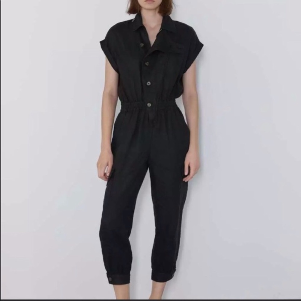 Zara Linen Jumpsuit